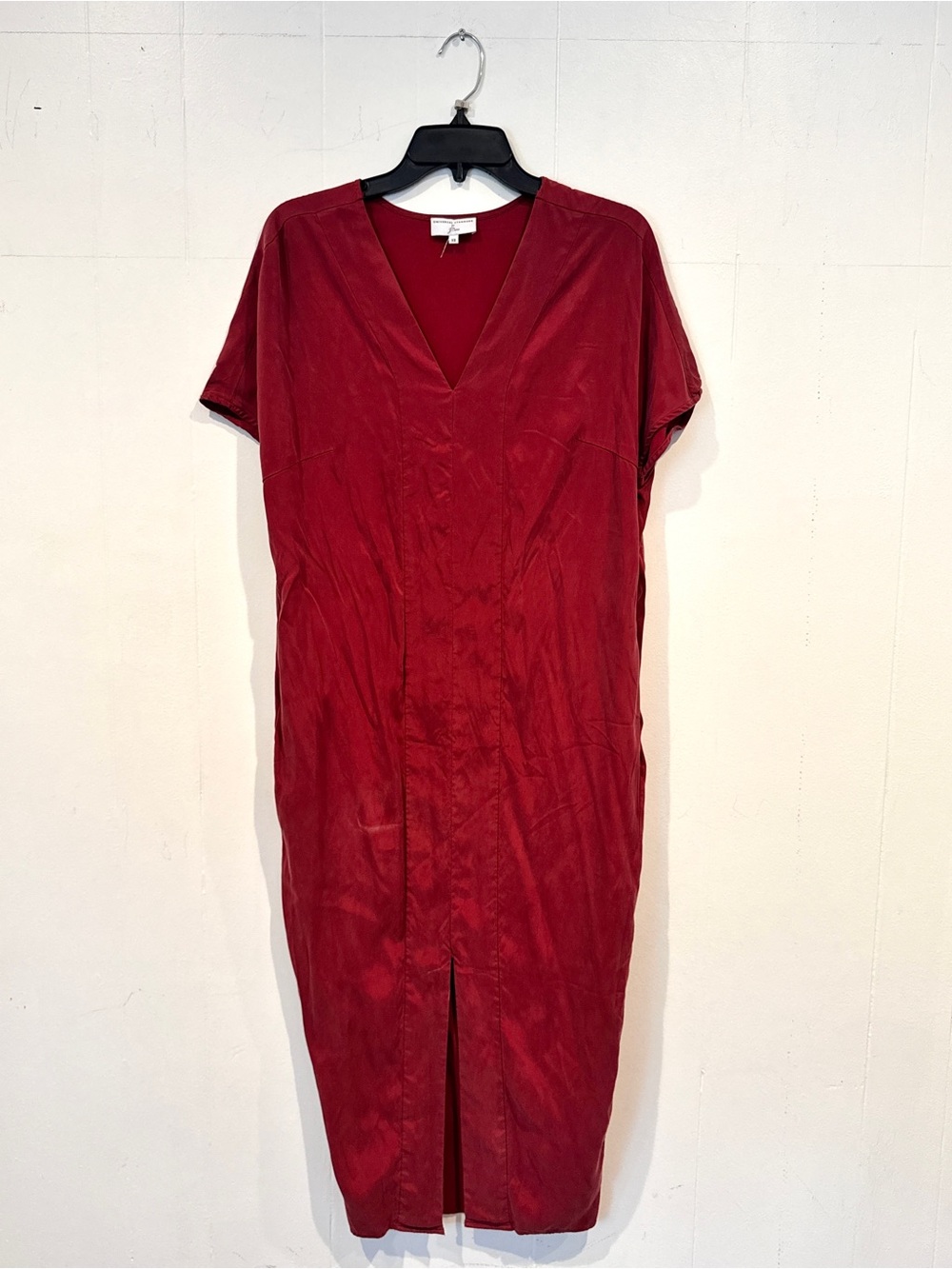 J Crew V-Neck Burgundy Sheath Dress